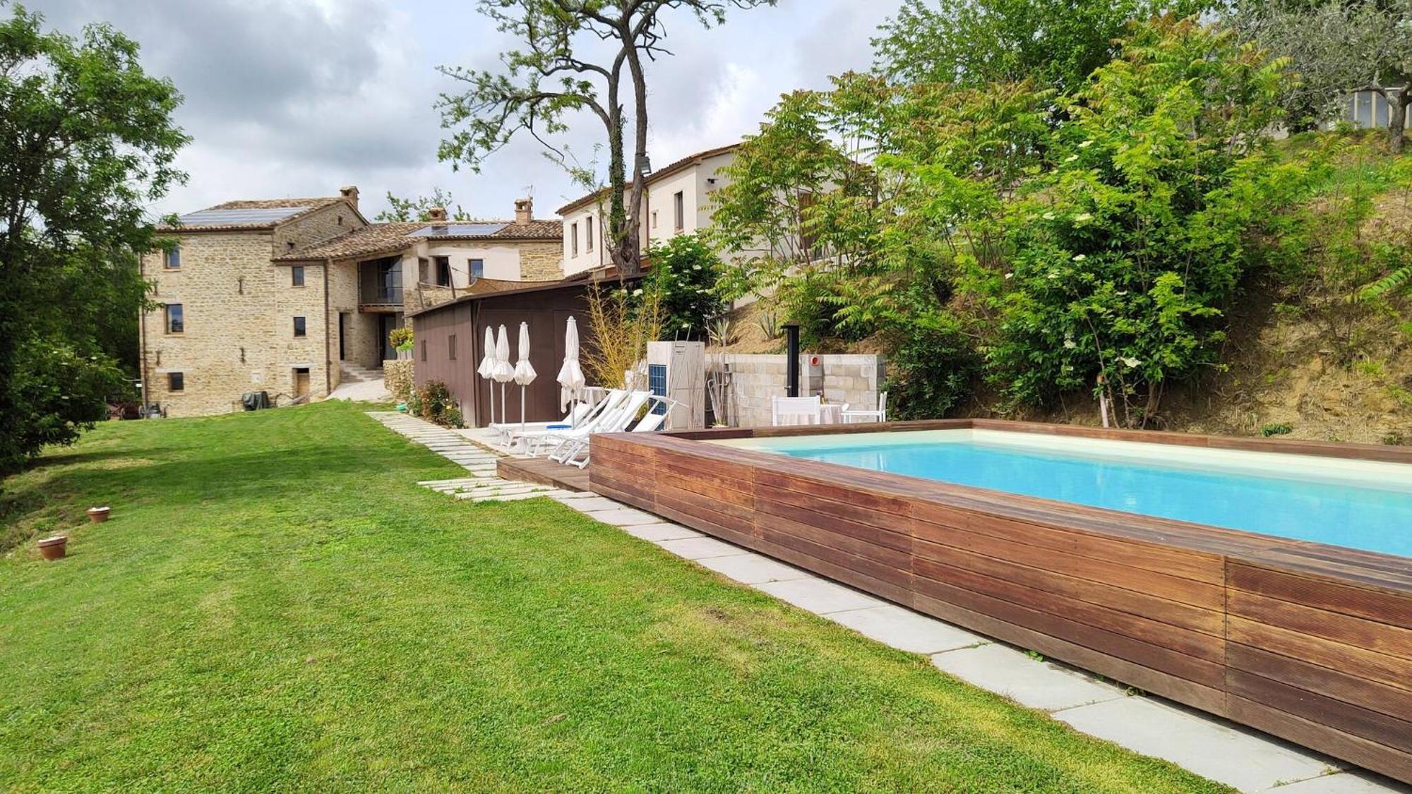 Borgo Calbianco - Private House With Pool & Airco Villa Cerreto Castello Exteriör bild